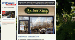 Desktop Screenshot of perfectionbarbershop.com